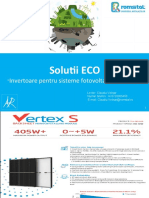 Prezentare Sistem On-Grid