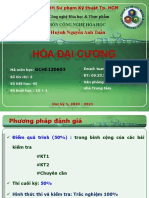 Giới Thiệu Chung Môn Học Hóa Đại Cương