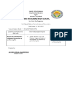 Least Mastered Competencies AP 9 3rd Quarter