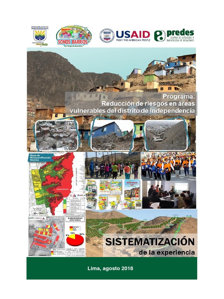Reducción de Riesgo en Independencia | PDF | Precipitación | Temblores