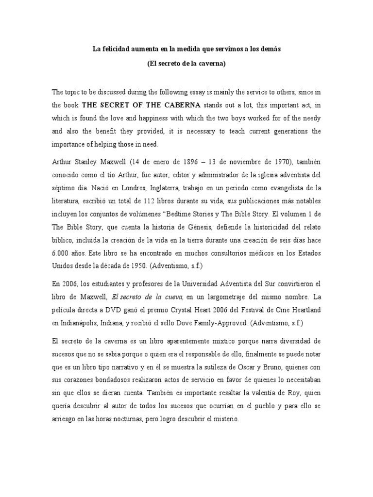 La Felicidad Aumenta en La Medida Que Servimos A Los Demás | PDF | Amor