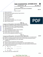 2nd - Puc - Chemistry - Midterm Queston - Paper - 2018-19