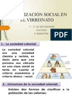 Org. Social Del Virreinato 1° - 2°