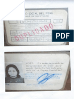 Carnet Social Del Peru