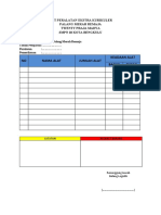 List Peralatan Ekstra Kurikuler