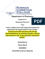 Dispensing Pharmacy Assignment Patras