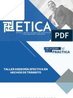 Folleto de Bienvenida - Asesoría Efectiva en Hechos de Tránsito 