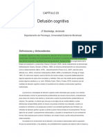 Process-Based CBT - Cap 23 Defusión Cognitiva (Hayes & Hofmann, 2018) Es