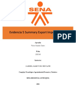 Evidencia 5 Summary Export Import Theory: Aprendiz