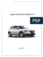 Brilliance V5 Repair Manual Front Axle Chapter