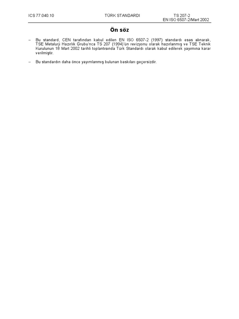 TS 207-2 en Iso 6507-2 | PDF