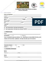 FICHA DE INSCRIÇÃO - Iguatu Festeiro 2011