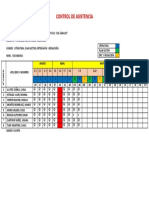 Cuarto Asistencias Primer Trimestre