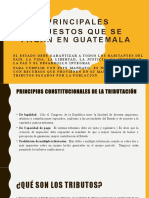 Principales Impuestos Que Se Pagan en Guatemala