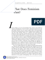 J. Rose, What Does Feminism Want