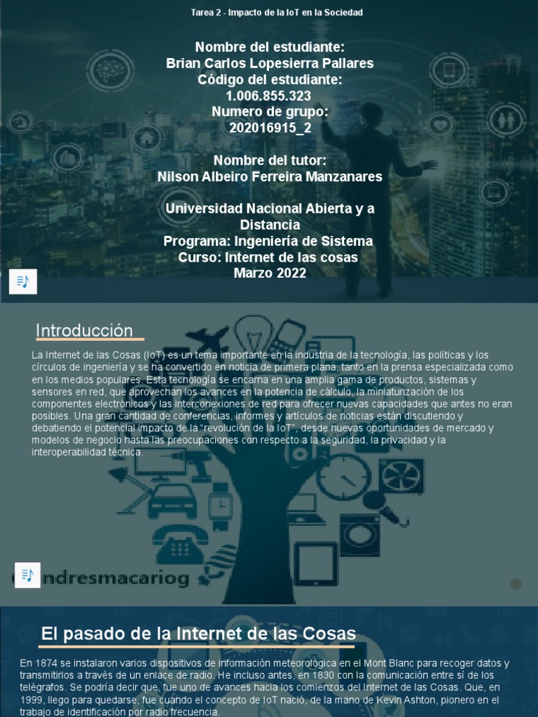 Impacto de la IoT en la Sociedad | PDF | Internet de las Cosas | Internet