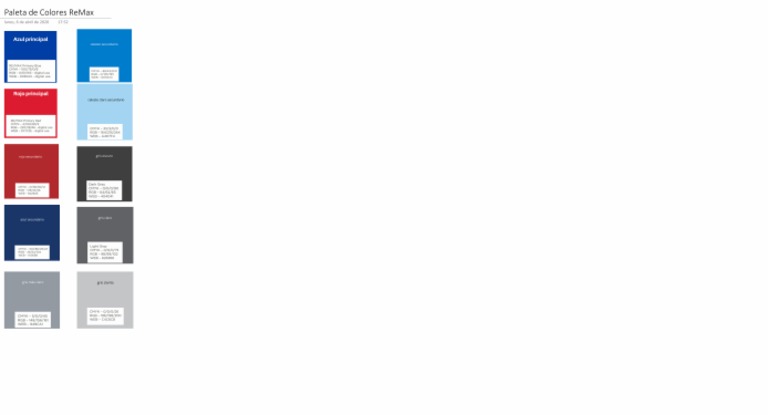Paleta de Colores ReMax | PDF