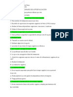 Conteste El Cuestionario de Autoevaluación