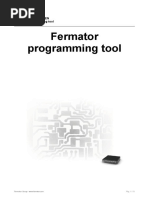 DOC-FE - IE.IN.014156.EN Fermator Programming Tool