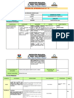 Sesión de Aprendizaje 12 (4°) Bertha Gomez.