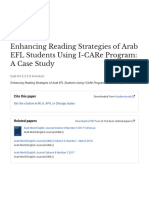 Enhancing Reading Strategies of Arab EFL Students Using I-CARe