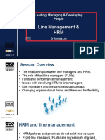 LMDP - Week 7 Part 1 - HRM & Line Management
