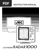 JRC 1000 Radar Manual