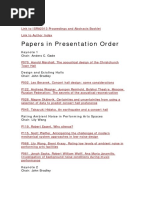 ISRA 2013 - List of Papers