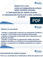 Formación del Estado Ecuatoriano: La Real Audiencia de Quito