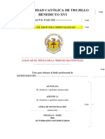 Carátula y Páginas Preliminares 2022