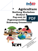 EPP4 - Agriculture - Modyul 8 - Pag-Aani at Pagsasapamilihan NG Halamang Ornamental