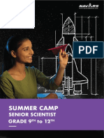 Summer Camp: Senior Scientist Grade 9 To 12