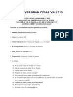 Manual de Procedimientos - Banco de Credito