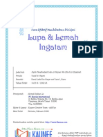 An Diri - Cara Efektif Membebaskan Diri Dari Lupa Dan Lemah Ingatan - Yusuf Uqsari