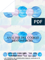 Análisis Del Código de Comercio