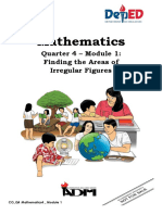 Mathematics: Quarter 4 - Module 1: Finding The Areas of Irregular Figures