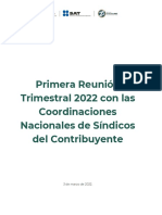 Minuta Reunión Síndicos Del Contribuyente