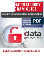 Information Security Program Guide Company Policies, Departmental Procedures, IT Standards Guidelines