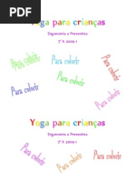 Apostila de Yoga Para Criancas