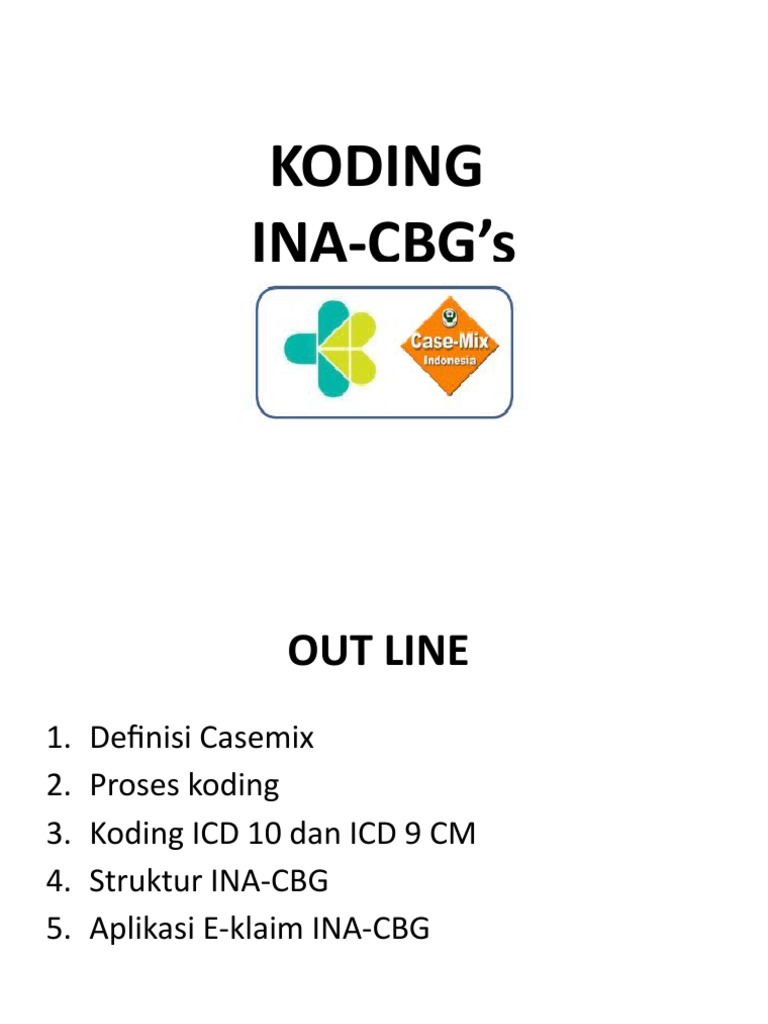 Panduan Koding INA-CBG dan ICD 10 | PDF | Pengelolaan Keuangan & Uang ...