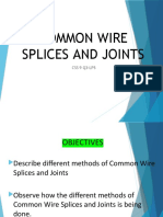 Common Wire Spilices and Joints - css9q3 - lp5