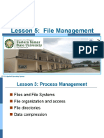Lesson 5: File Management: IT 311: Applied Operating System