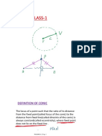 Parabola Class-1: Definition of Conic