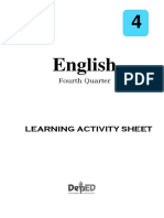 English: Learning Activity Sheet