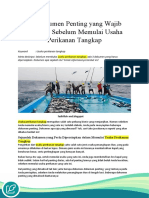 3 Dokumen Utama untuk Usaha Perikanan Tangkap
