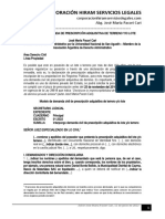 Modelo Demanda Prescripción Adquisitiva de Terreno o Lote - Autor José María Pacori Cari