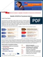 HVDC/FACTS Highlights for Transmission Systems