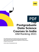 Top Postgraduate Data Science Courses in India: AIM Ranking 2021