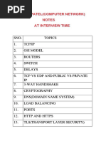 Complete Notes of Computer Network at Interview Time 1648549011