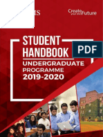 Undergraduate Student Handbook 2019-2020 0